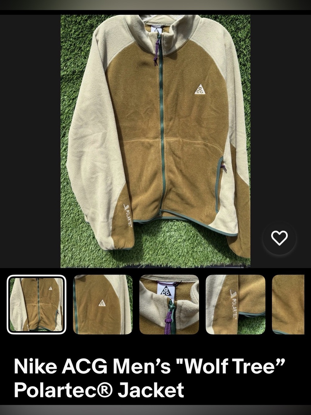 Nike ACG Men’s "Wolf Tree” Polartec® Jacket IF0964-368 | $135